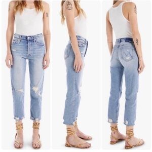 MOTHER Superior Denim The Tomcat Jeans in The Confession  Wash Size 25